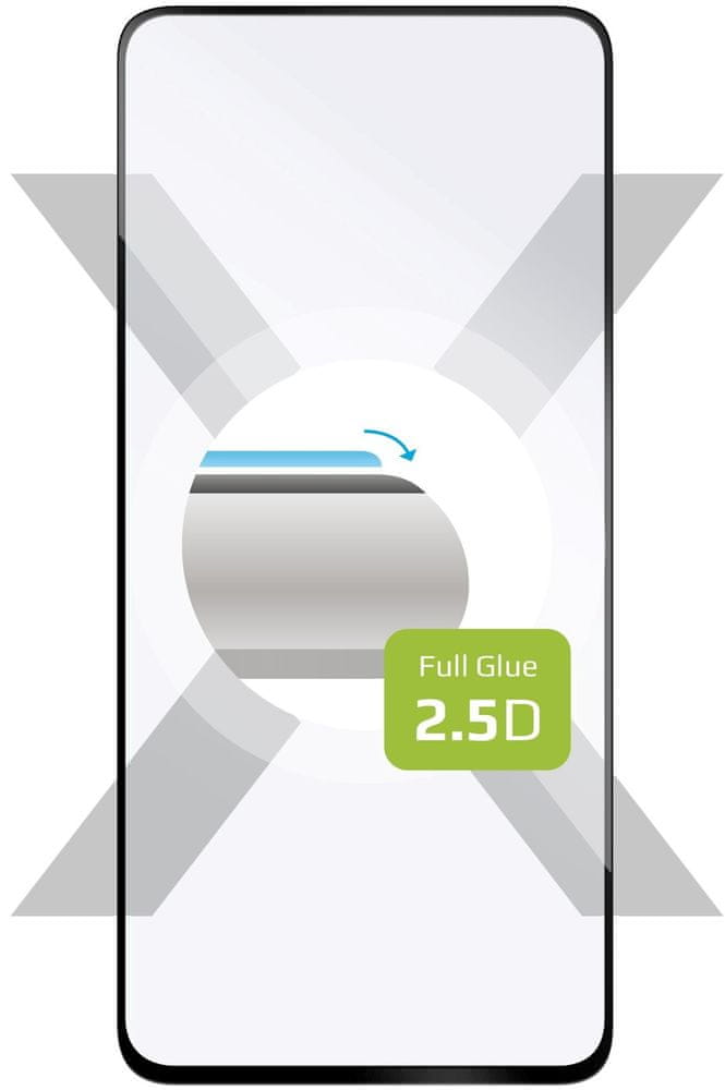 FIXED Ochranné tvrdené sklo Full-Cover pre ThinkPhone by Motorola, lepenie cez celý displej FIXGFA-1066-BK, čierne